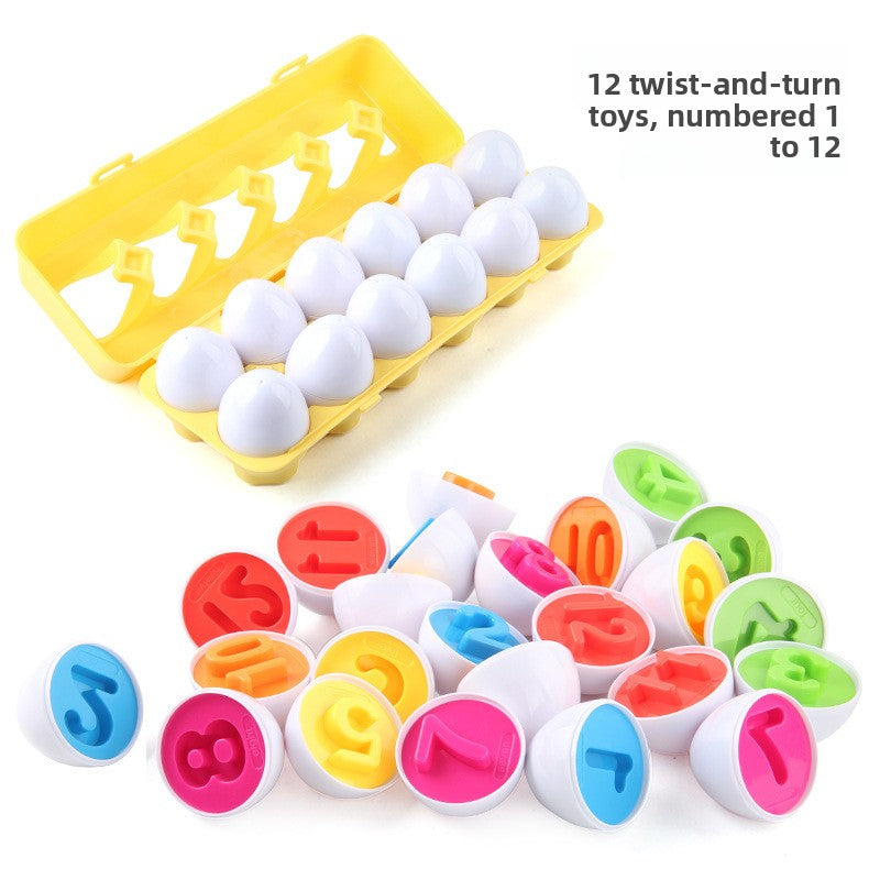 Educational Matching Eggs Toys