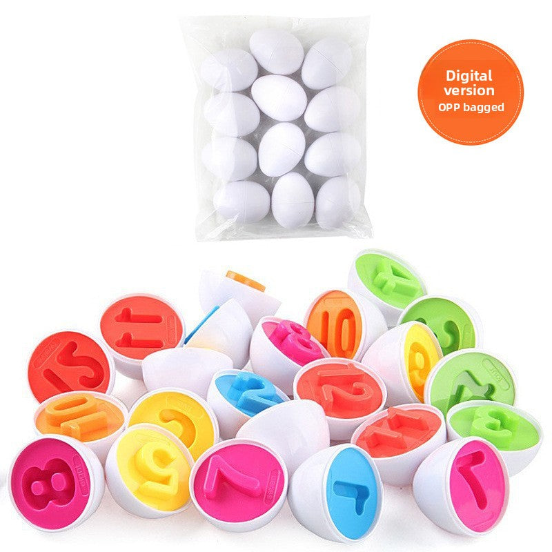 Educational Matching Eggs Toys